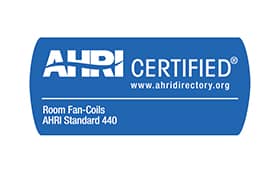 ahri certified room fan coils